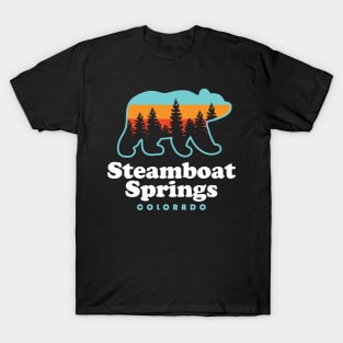 Steamboat Springs Colorado Bear Mountain Skiing T-Shirt